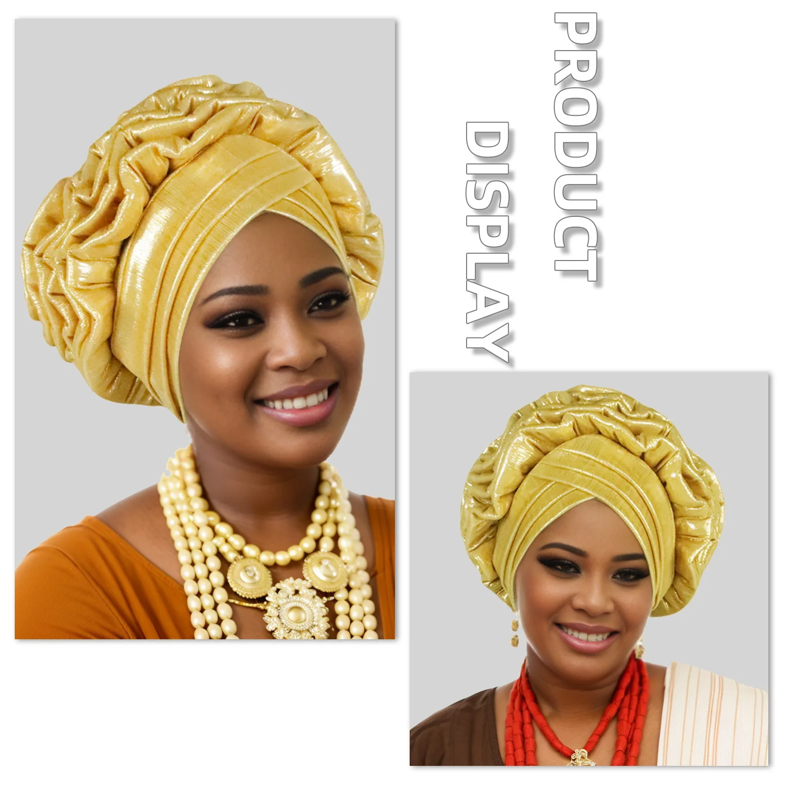 Fashion women elastic ruffle african - Фотография_3