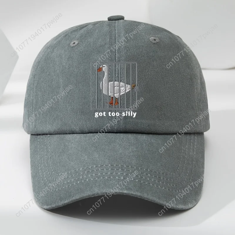 Бейсболка с принтом funky goose in cage - Фотография_6