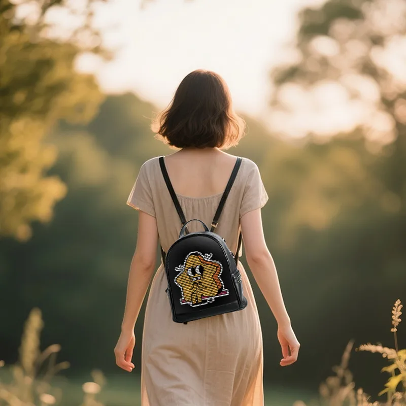 Светодиодный рюкзак для девочек t5 - Фотография_5