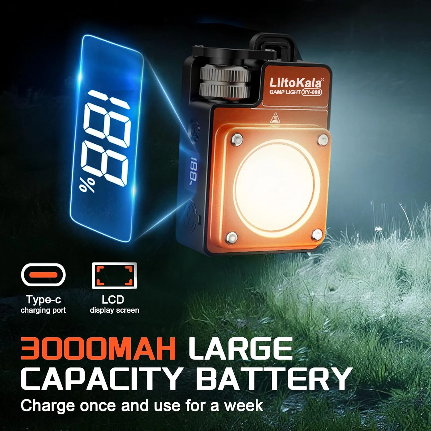 Liitokala xy-009 3500lm лампа для кемпинга - Фотография_3