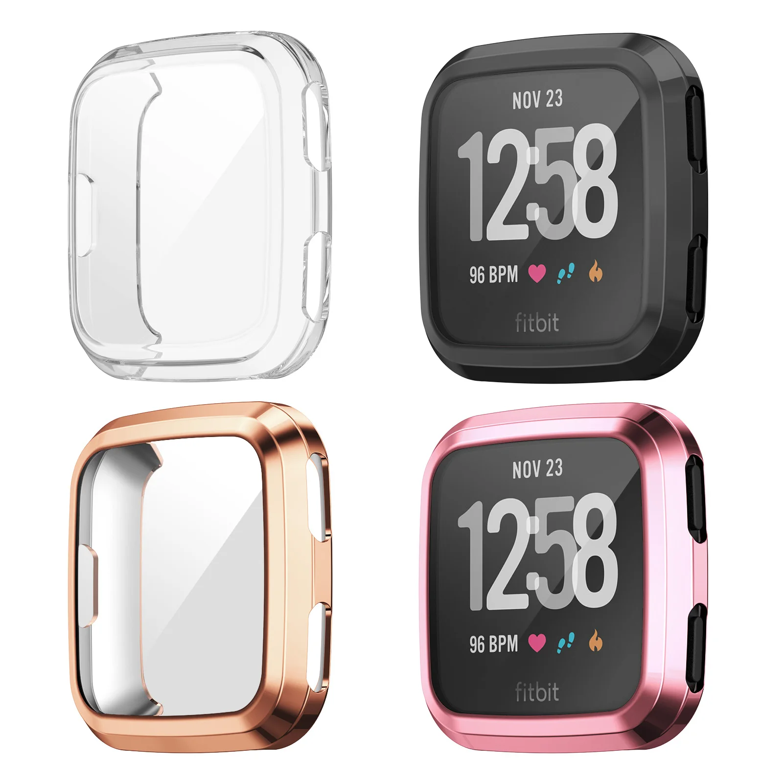 Мягкий чехол для fitbit versa 1/versa 2/versa 3/versa 4/versa lite