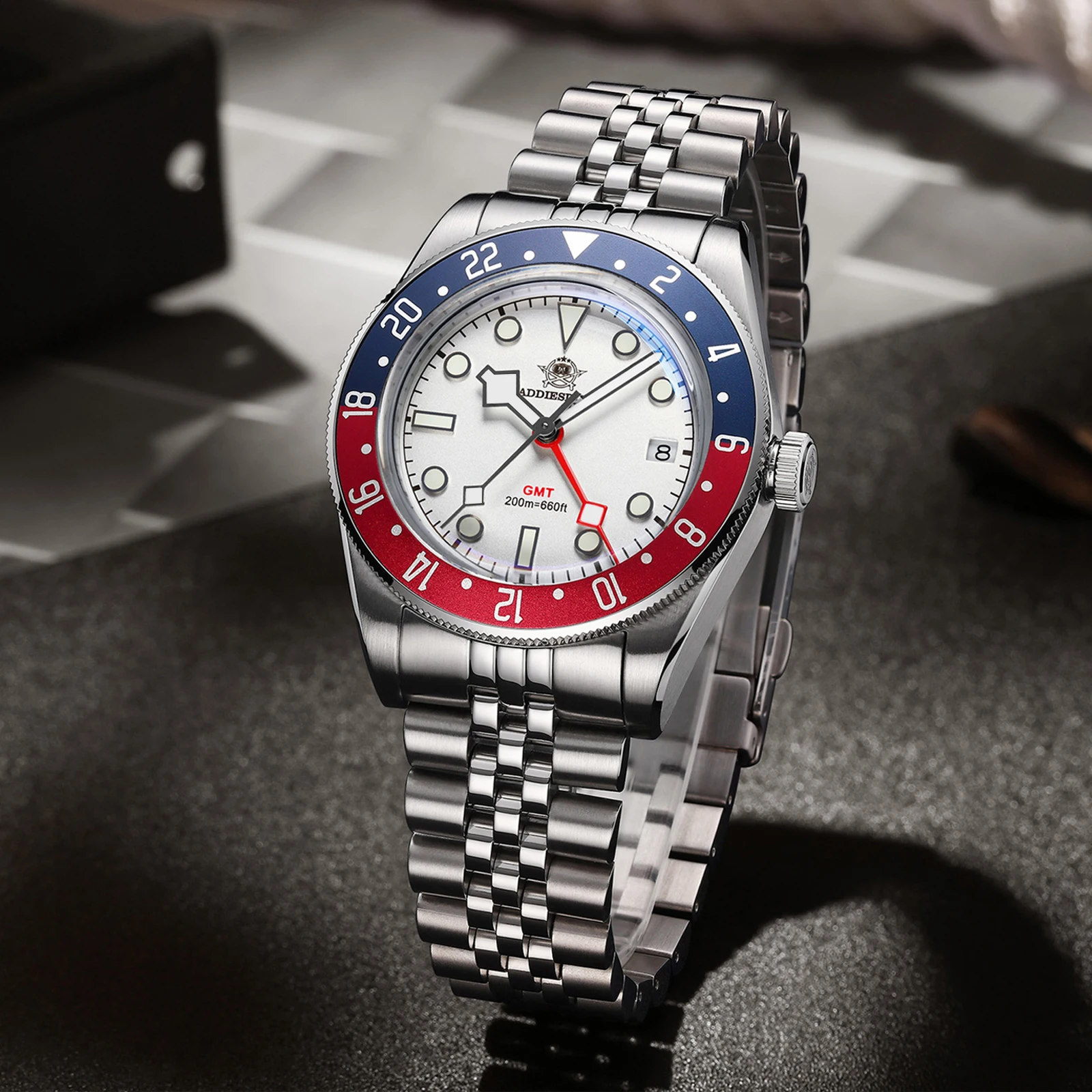 Addiesdive gmt часы для мужчин