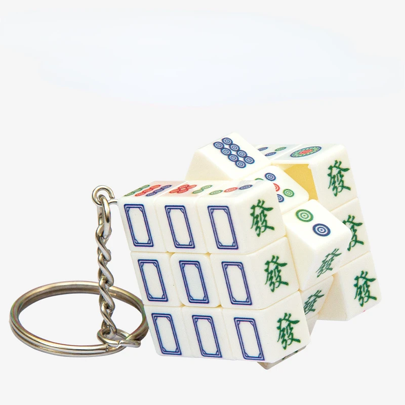 Zcube брелок-маджонг 3 см мини