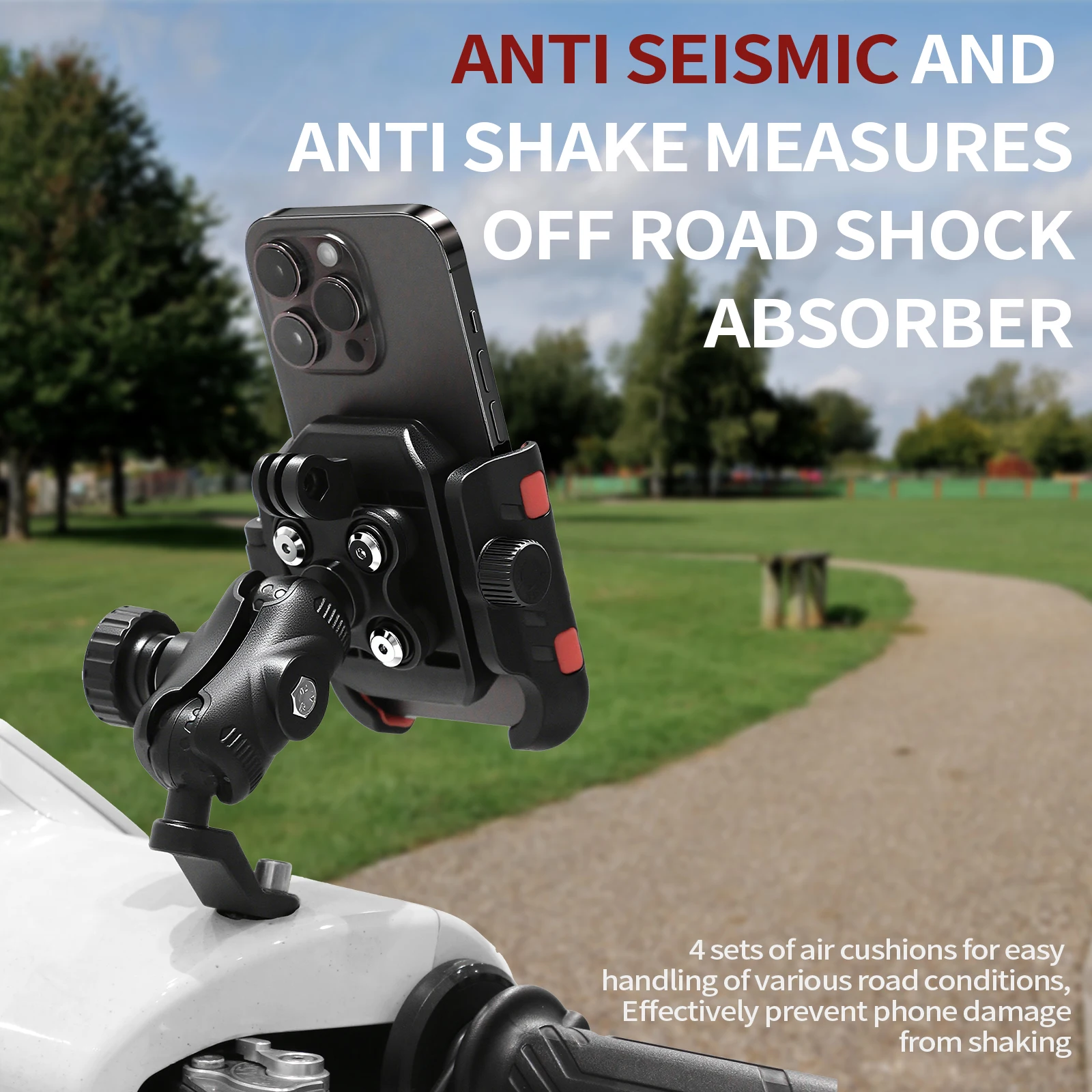 Держатель для телефона на велосипеде 360° °   универсальный мотоцикл - Фотография_5