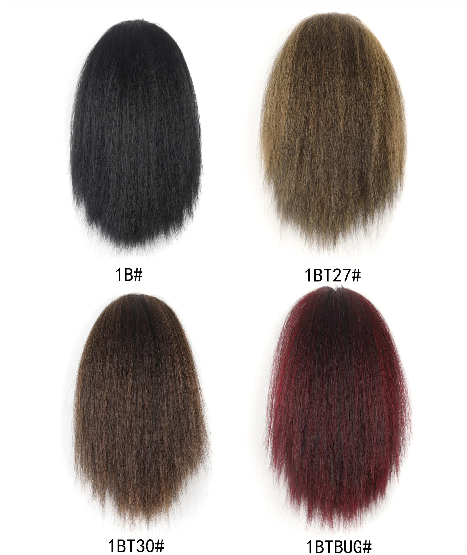 Синтетический короткий красный - Фотография_6