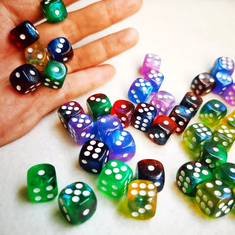 1,2 см d6 набор кубиков maths dice 10 шт - Фотография_6