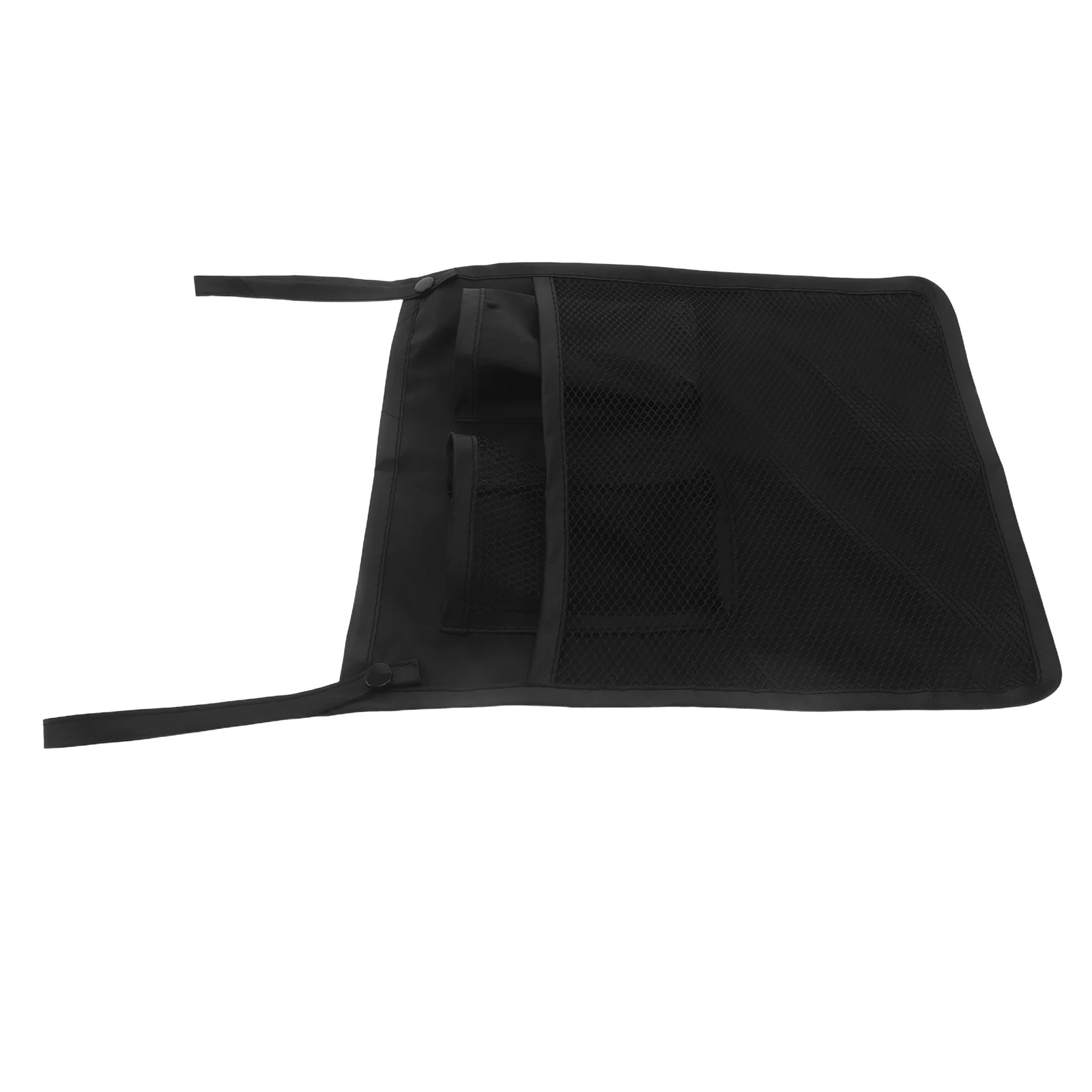 Черная сумка-органайзер для детской коляски - Фотография_3