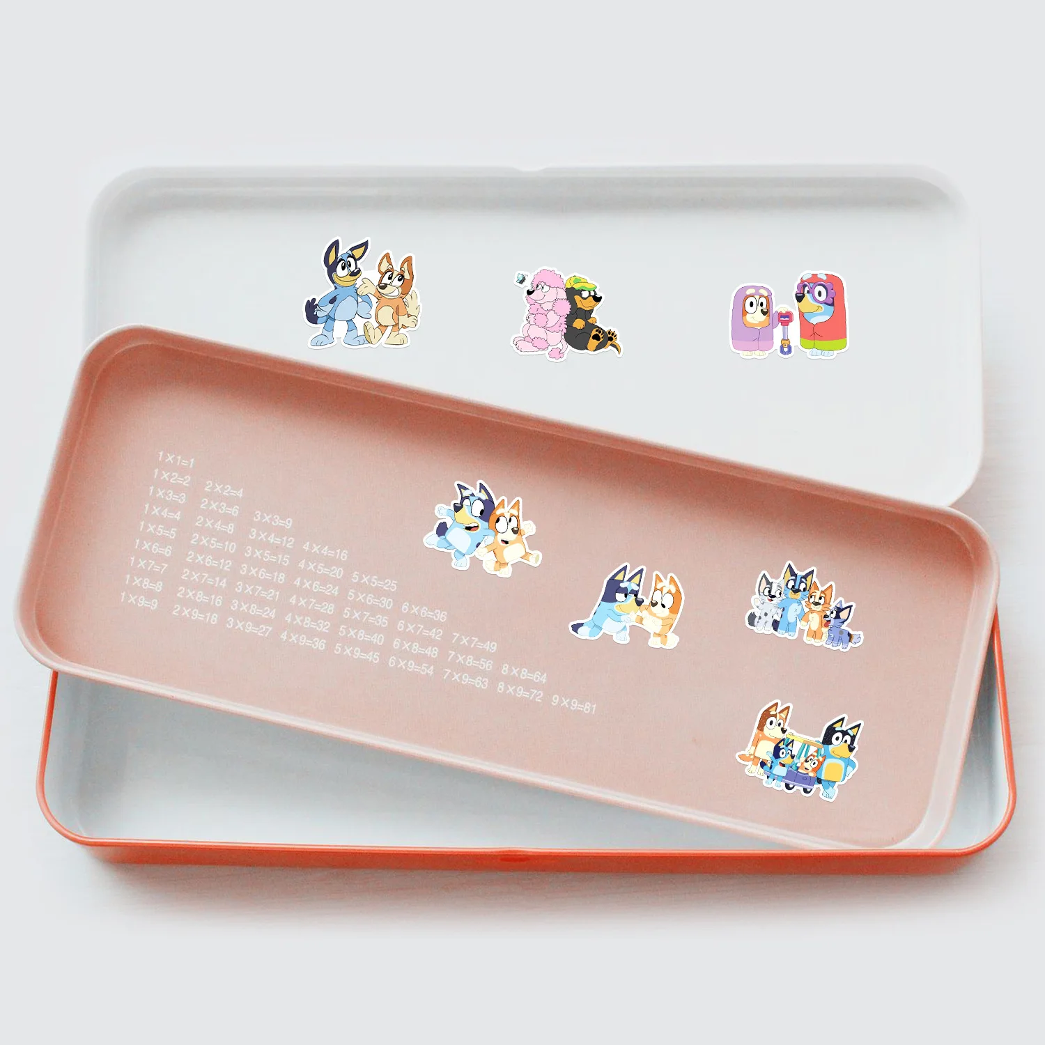 50pcs bluey dog bingo stickers - Фотография_4