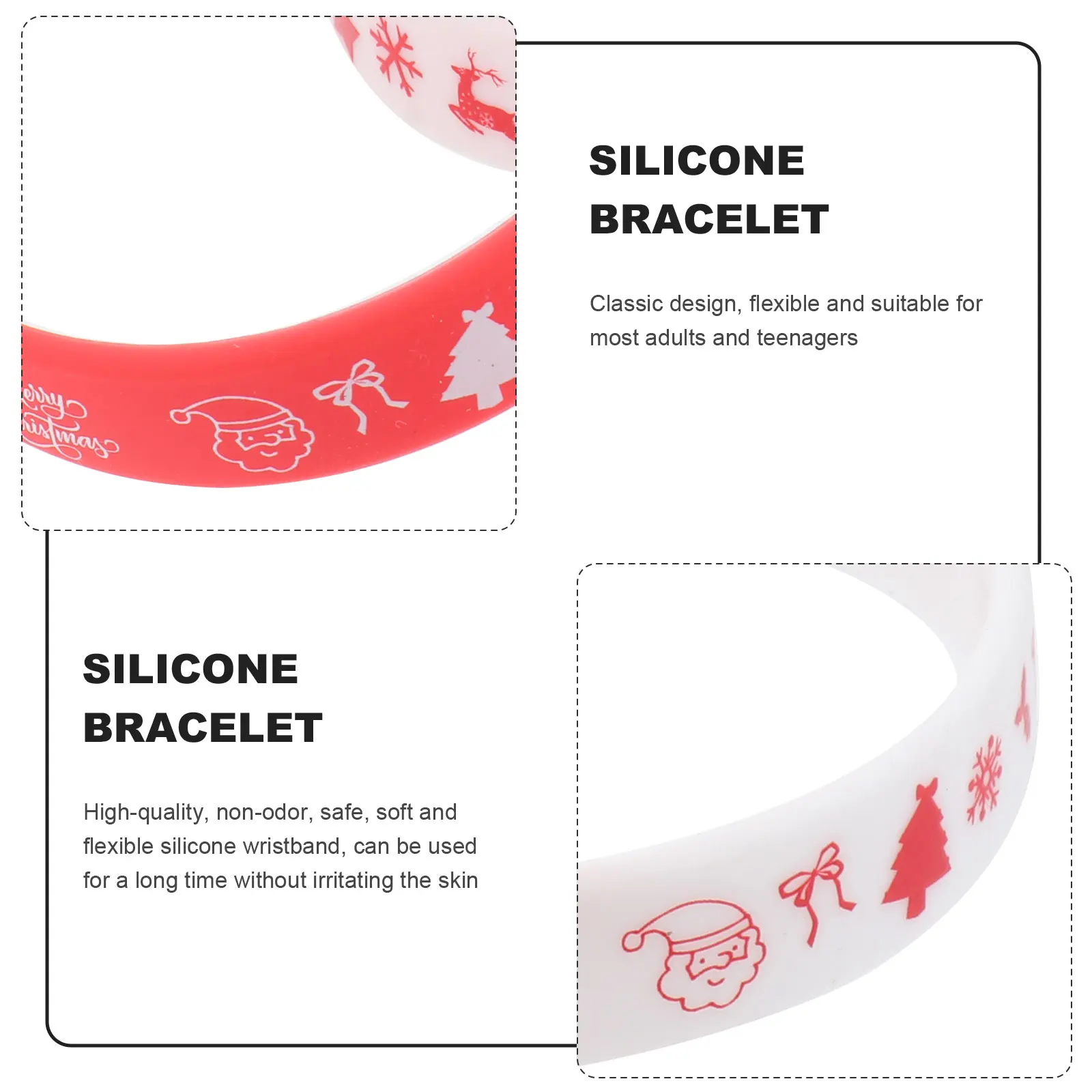 Силиконовый браслет рождественские - Фотография_5