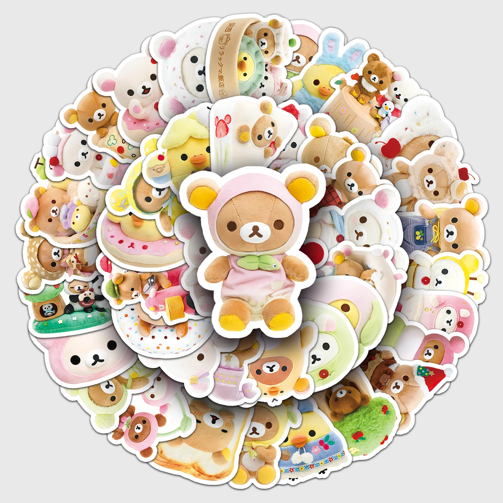 Серия easy bear, милые наклейки