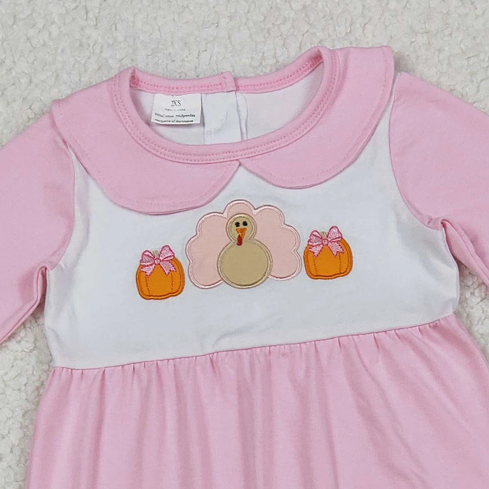 Комбинезон на день благодарения для маленьких девочек - Фотография_6