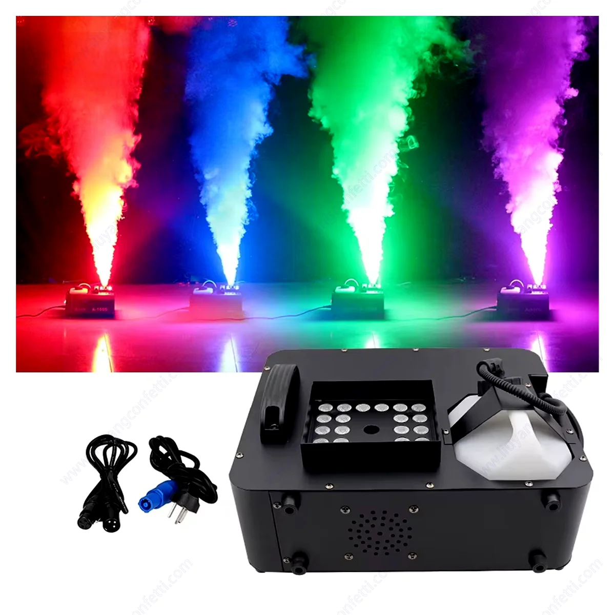Fog machine rgb 3in1 24led вертикальная - Фотография_5