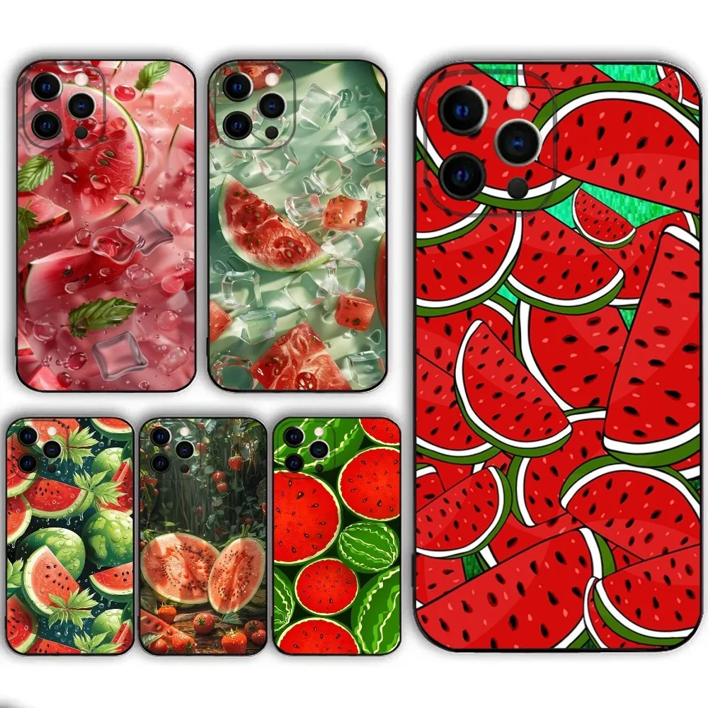 Чехол для телефона с летними фруктами и красным арбузом для iphone 15