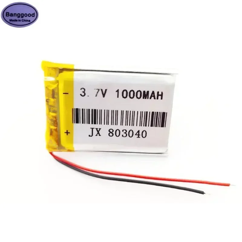3,7 в 1000 мач 803040   lipo полимерный - Фотография_2