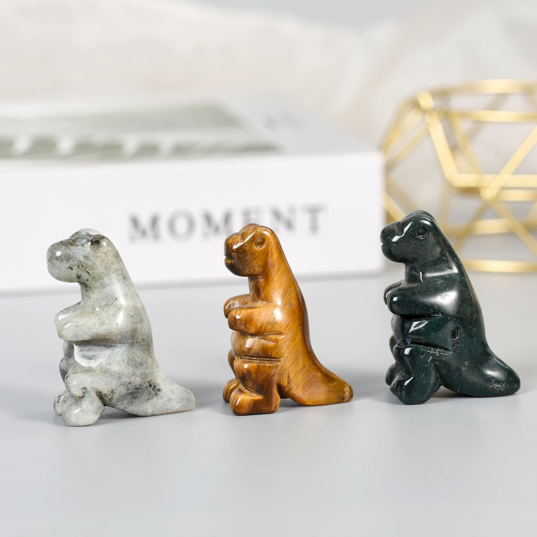 Хрустальные резные динозавры - Фотография_3