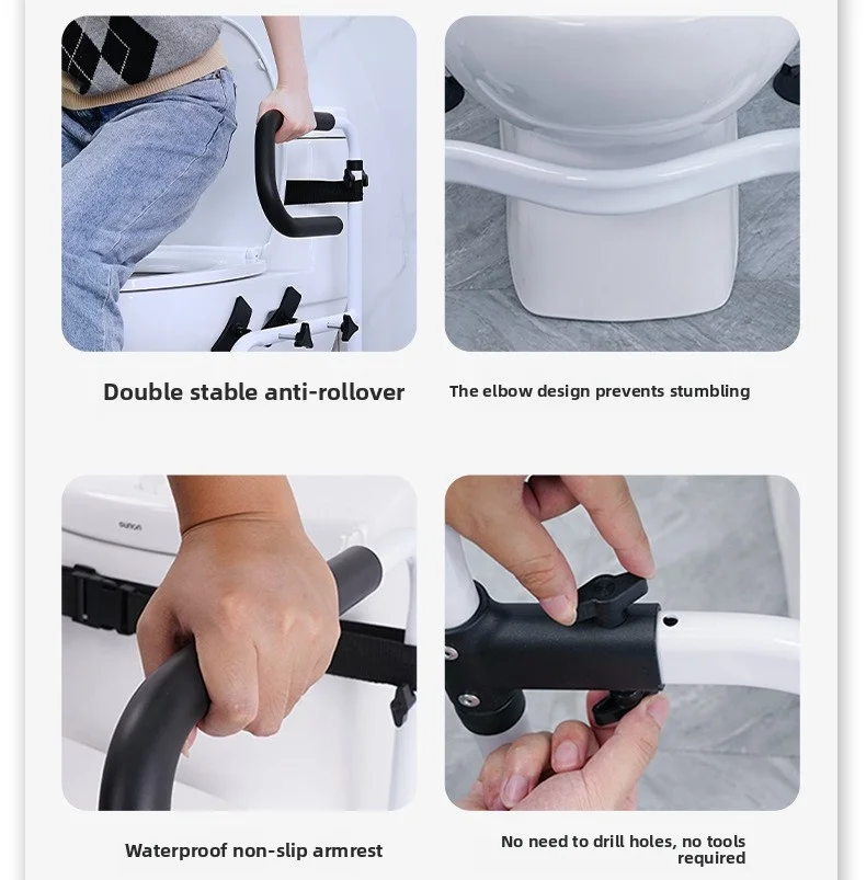 Сверхмощная вспомогательная рейка для ванной комнаты - Фотография_4