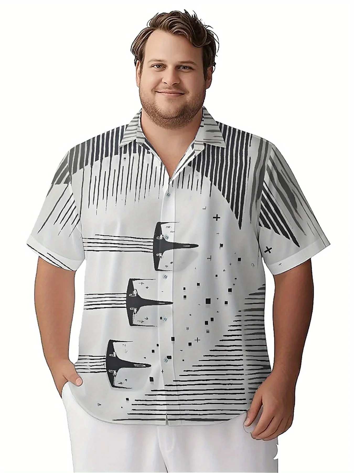 Мужские гавайские рубашки больших - Фотография_4