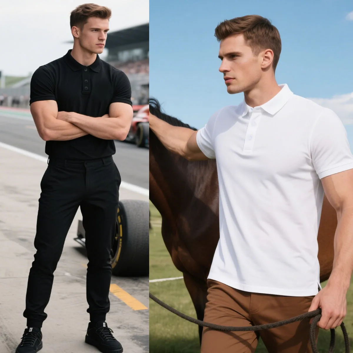 Мужские рубашки поло премиум-класса