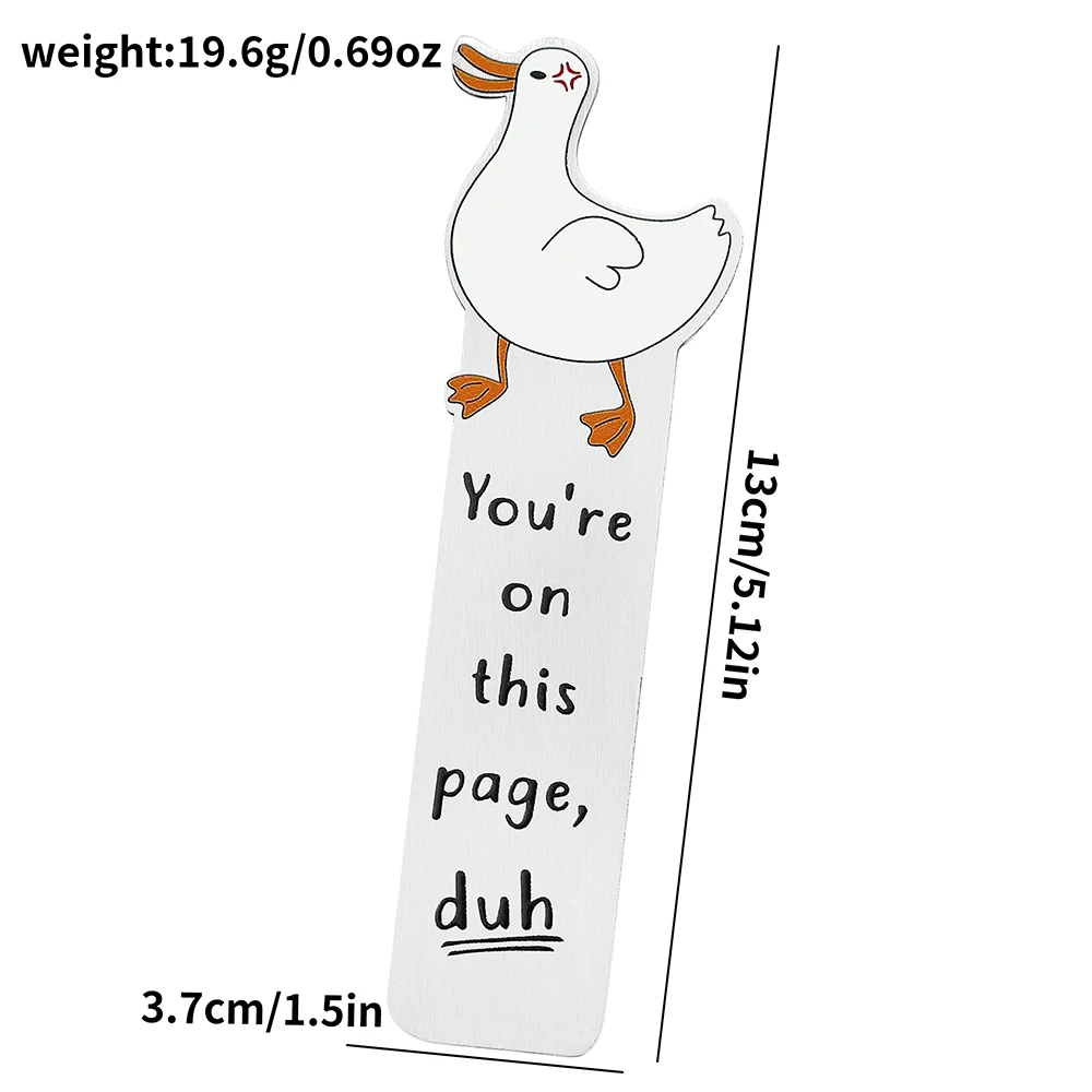 Серебряные закладки из нержавеющей стали silly goose - Фотография_6