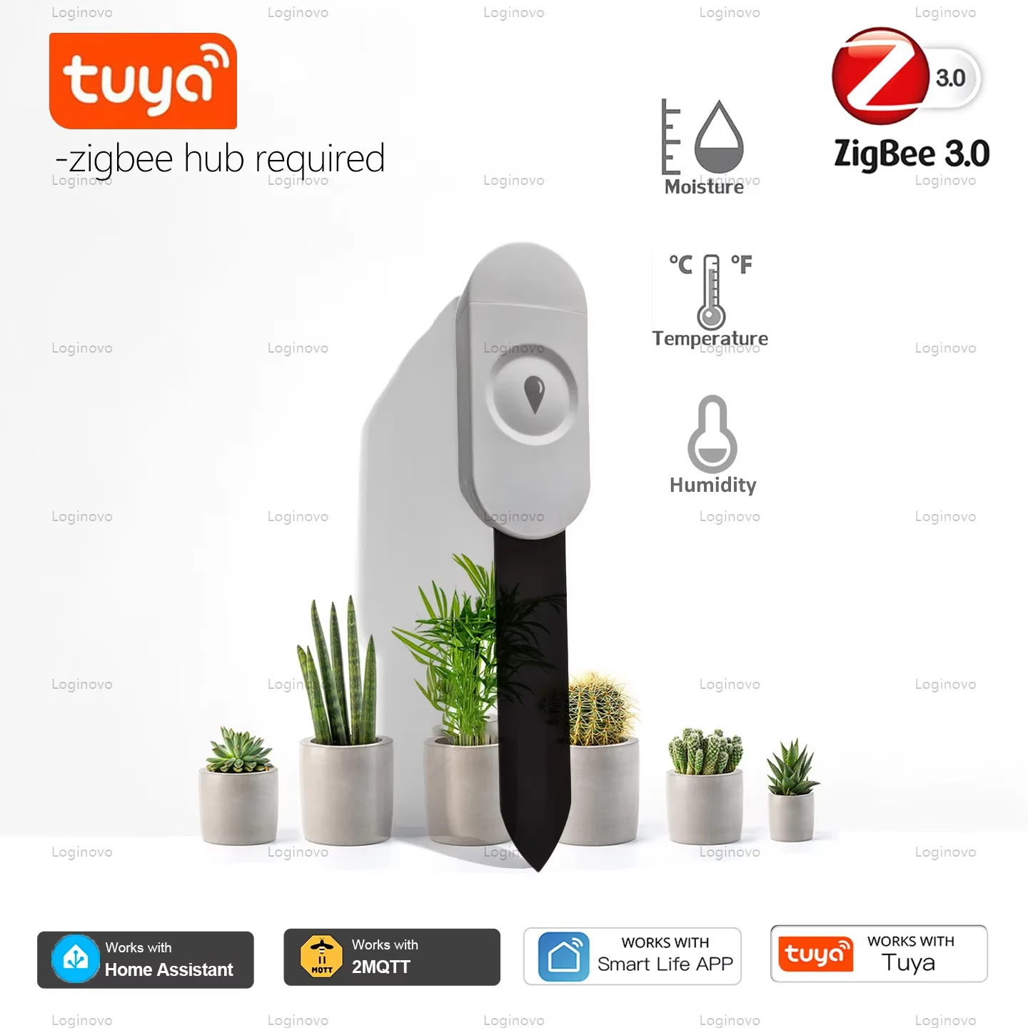 Zigbee детектор влажности и температуры