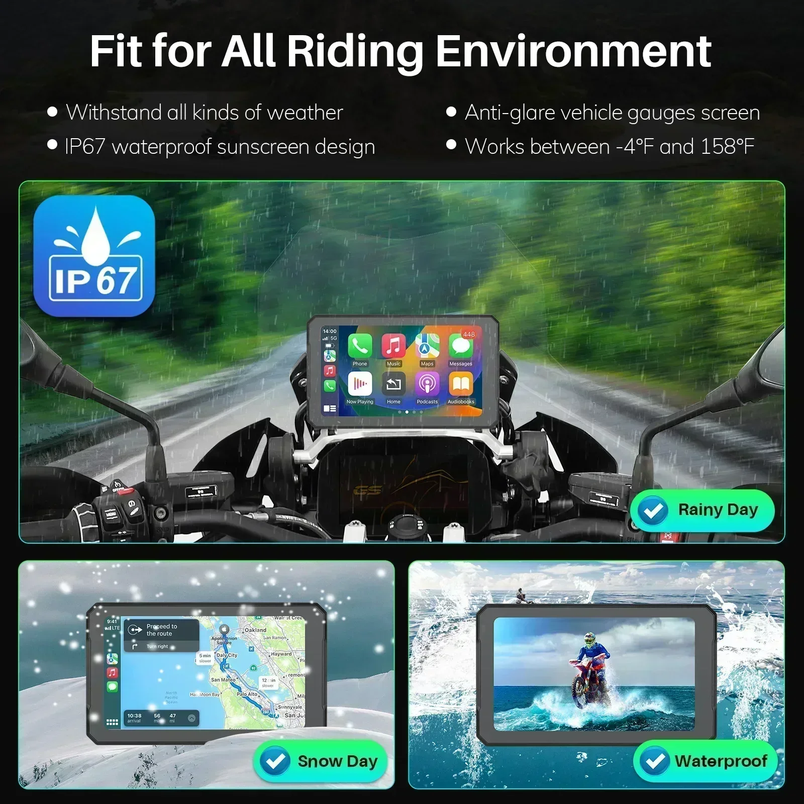 7-дюймовый gps-мотоцикл для bmw - Фотография_4