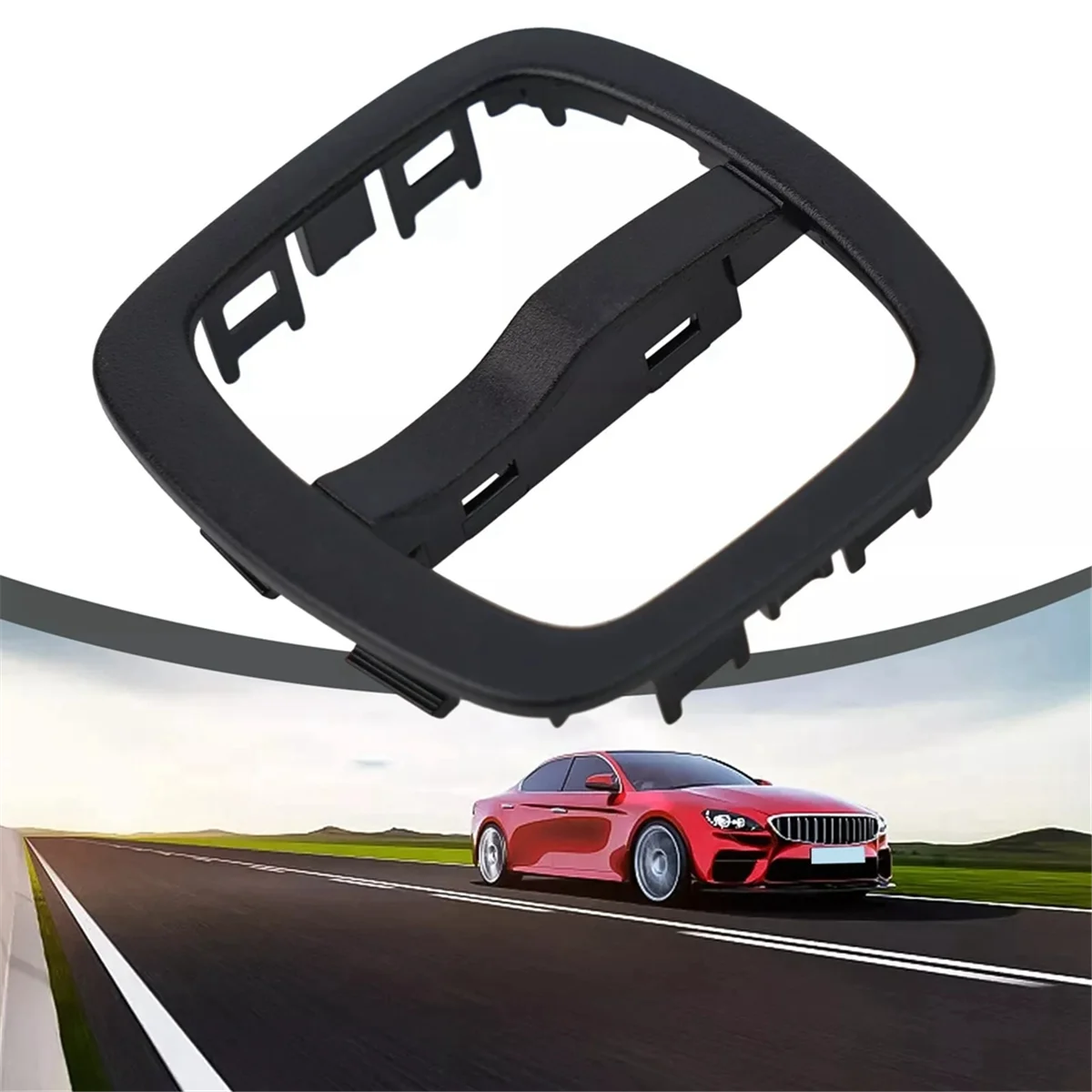 Черная сменная рамка кнопки приборной - Фотография_6