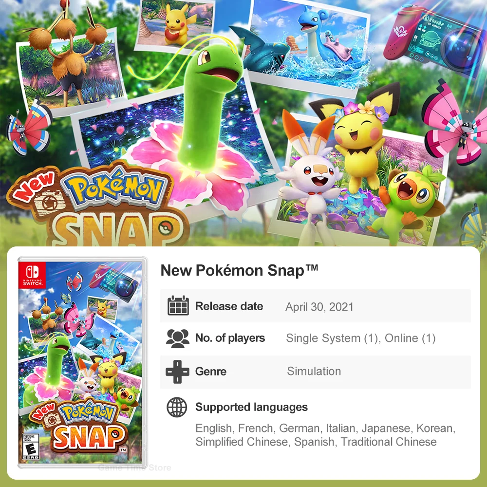 New pokemon snap новинка: игровые карты pokemon snap nintendo switch - Фотография_3