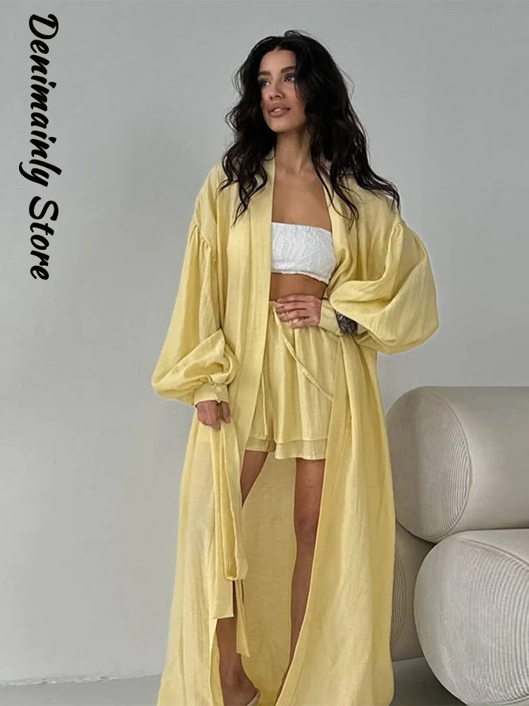 Модный женский длинный кардиган - Фотография_3