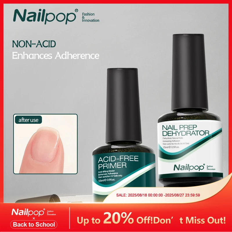 Дегидратор для ногтей nailpop и грунтовка