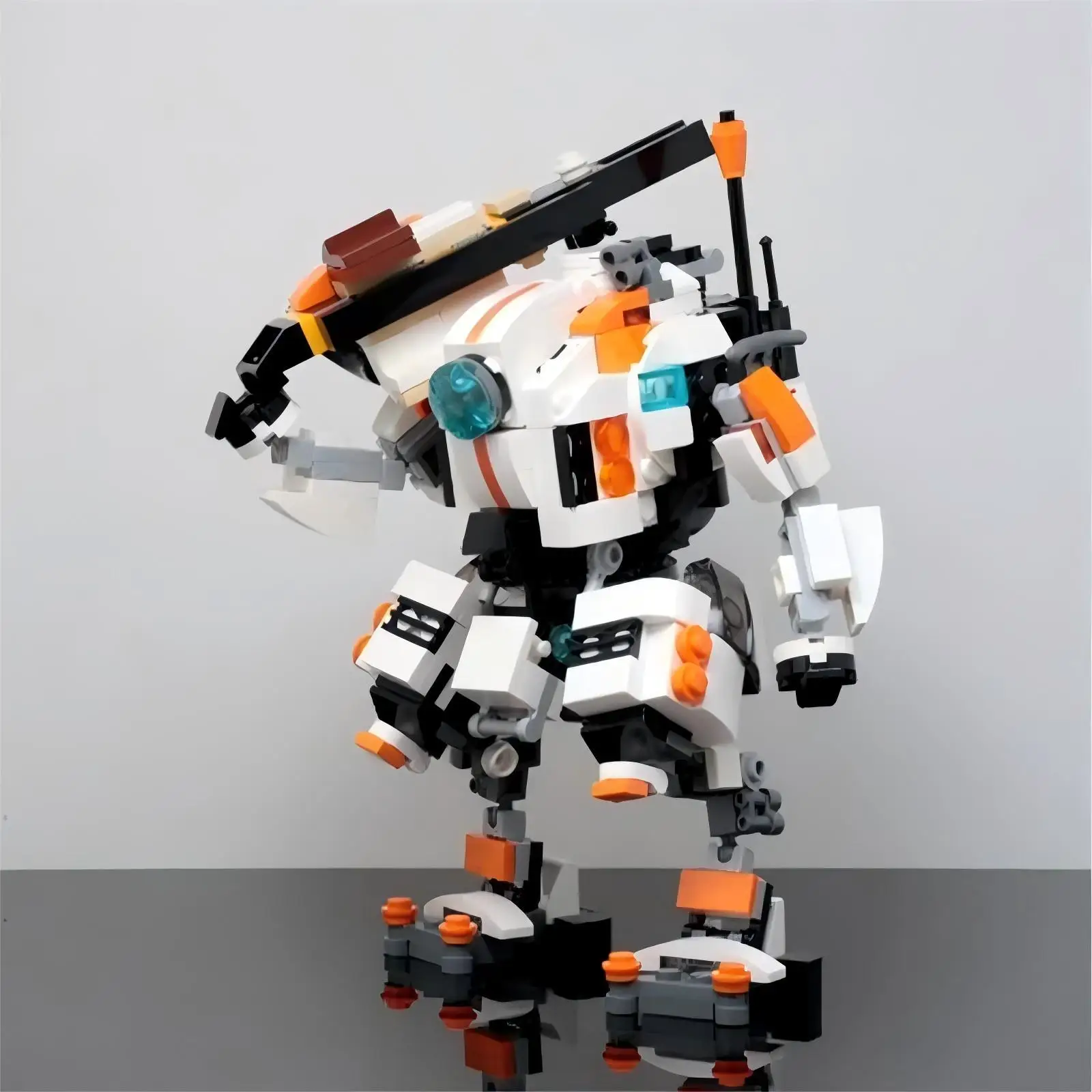 Строительные блоки titanfall heavy combat robot moc - Фотография_2
