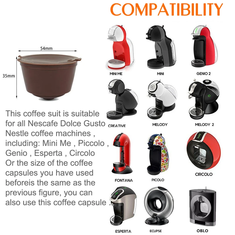 Dolce gusto plsatic многоразовая капсула для кофе - Фотография_5