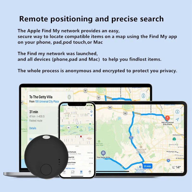 Air tracker smart bluetooth tracker tag работает с ios find my app - Фотография_4