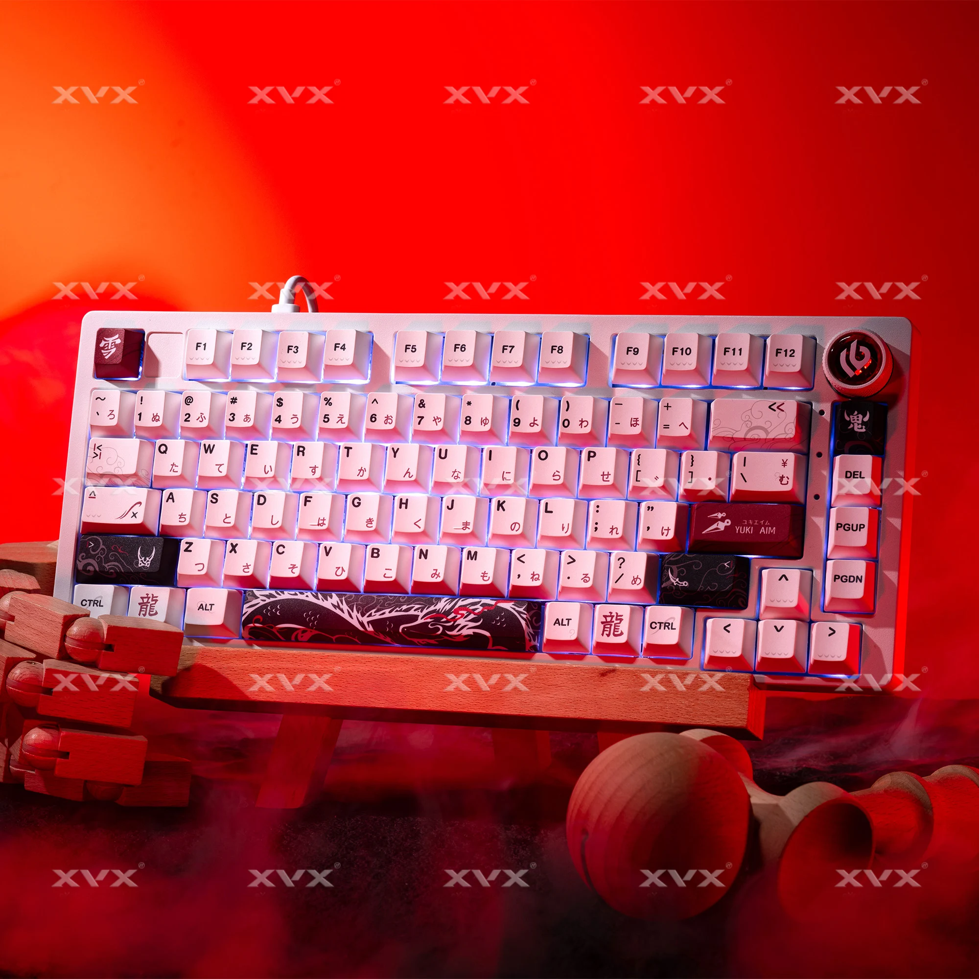 Колпачки для клавиш xvx yuki aim с японским раскладкой - Фотография_5
