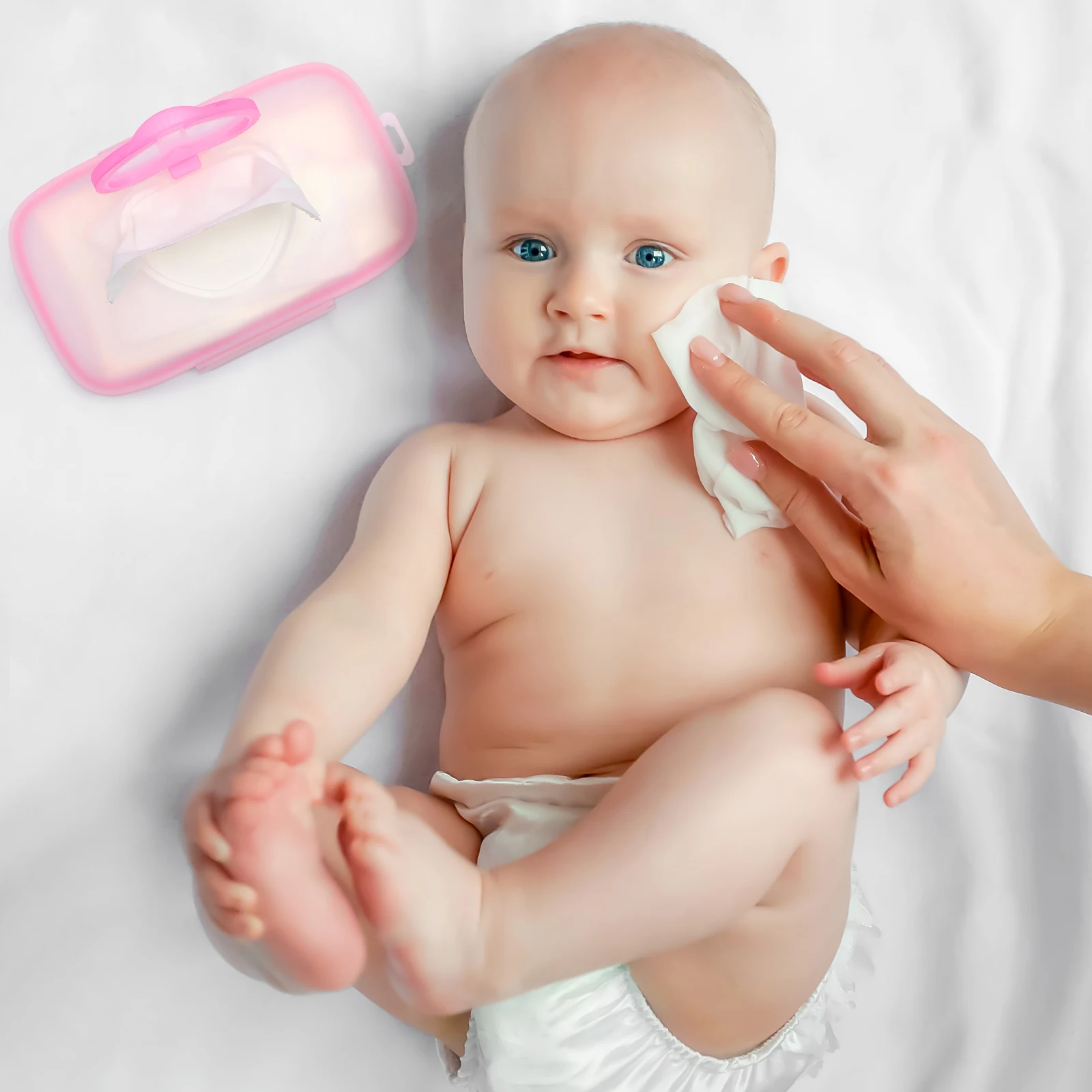 Портативная коробка для детских салфеток