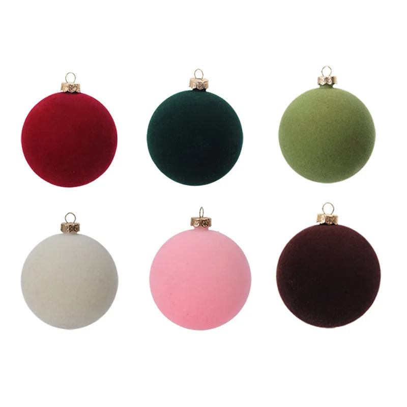 Флокированный шар рождественский - Фотография_2