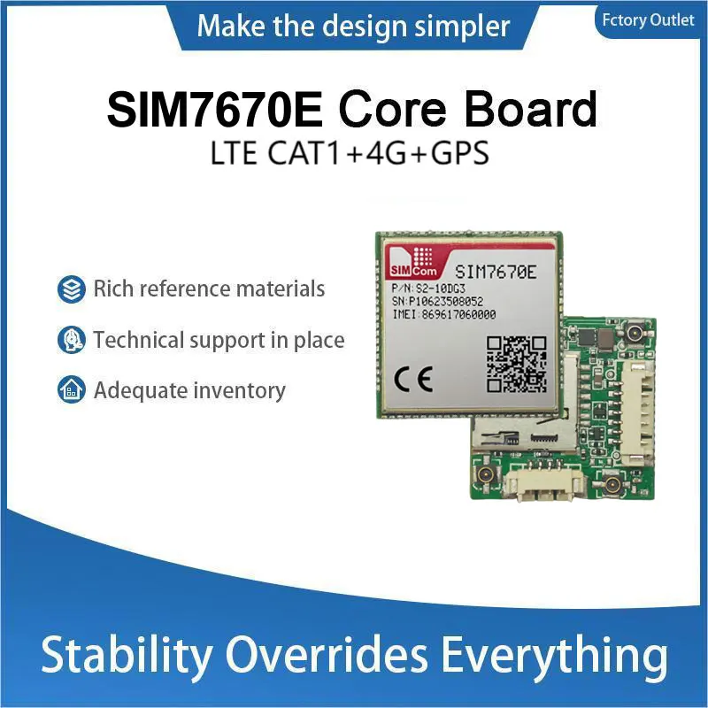 Основная плата supergirl iot sim7670e