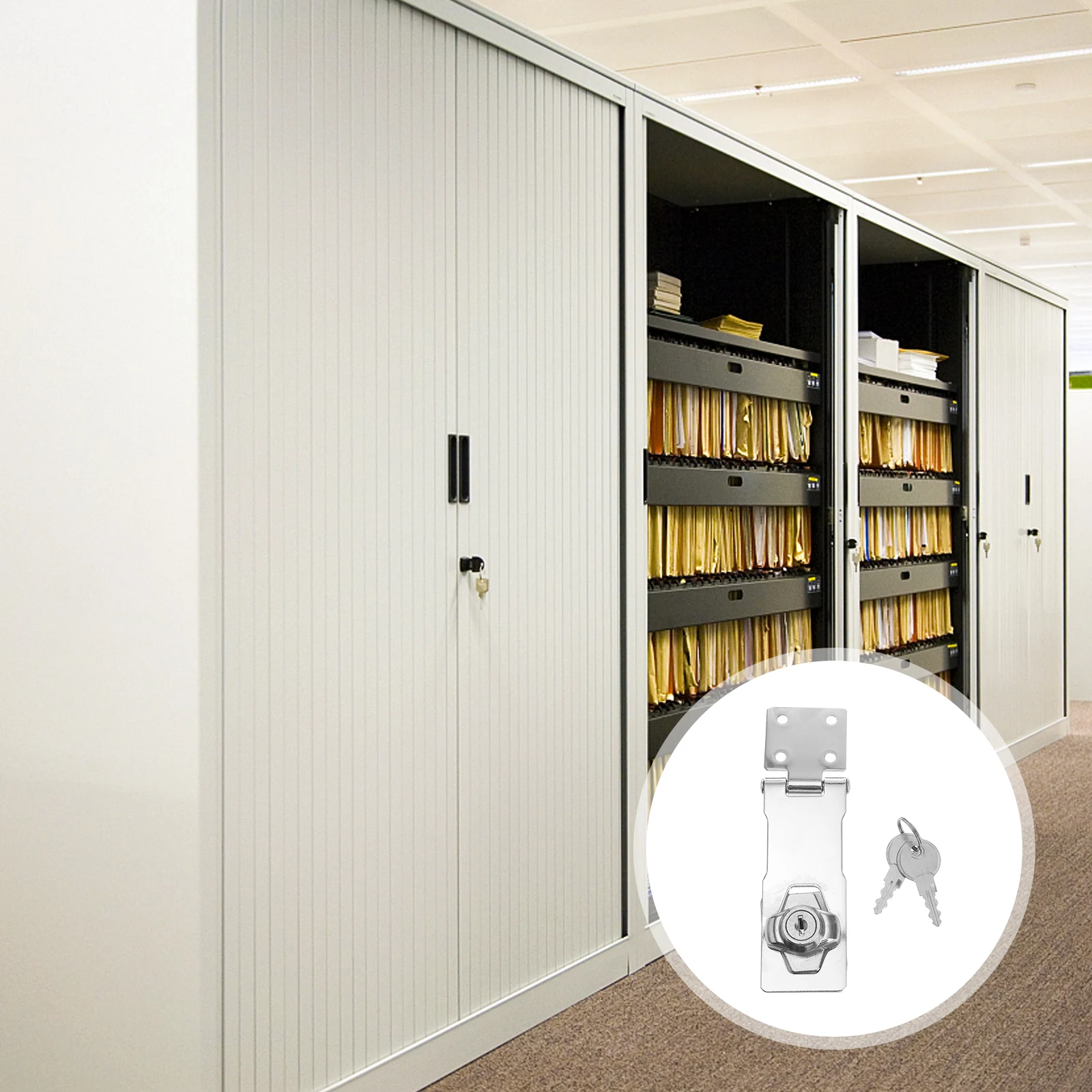 1 комплект дверных защитных застежек