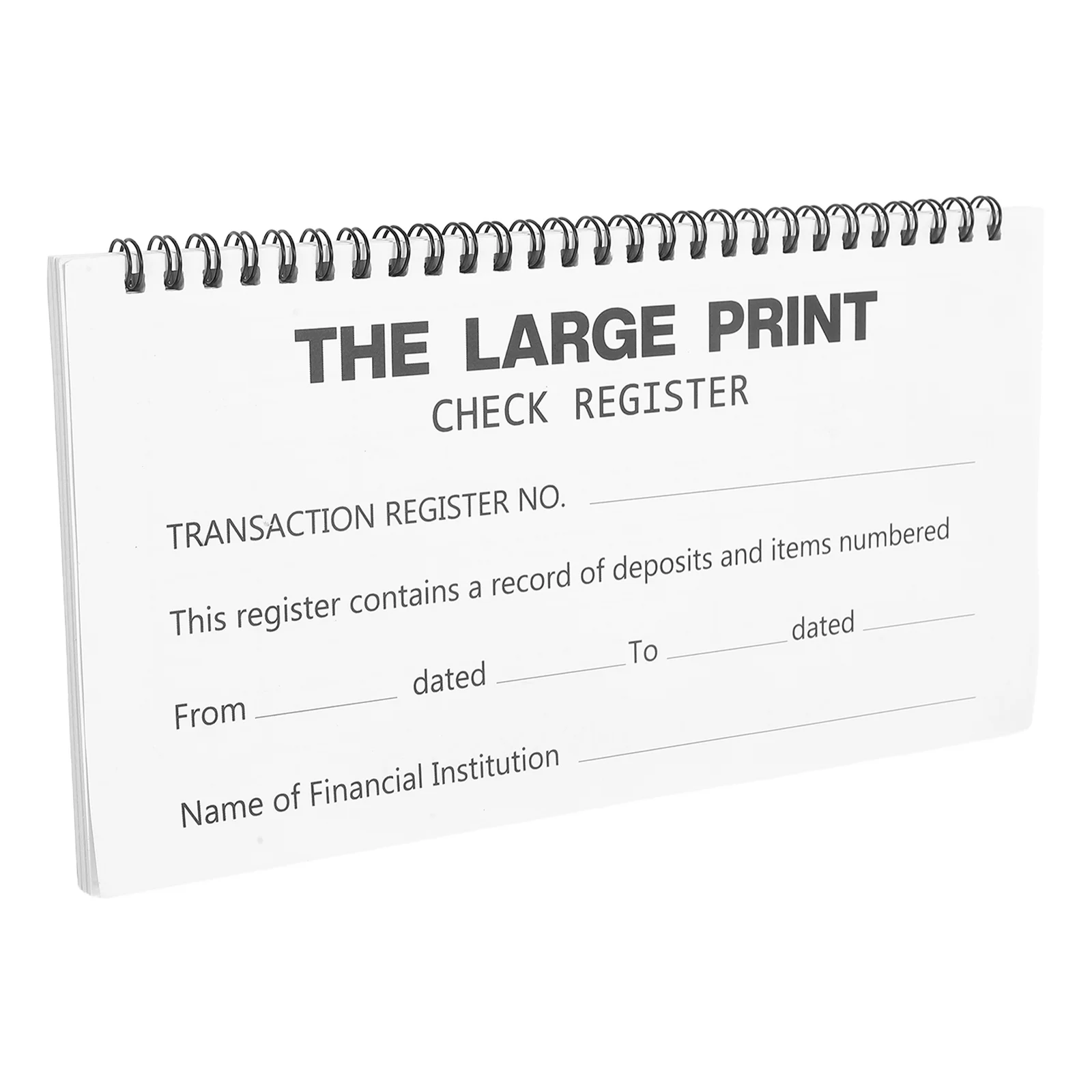 Изящный финансовый трекер-планировщик в спиральном переплете - Фотография_5