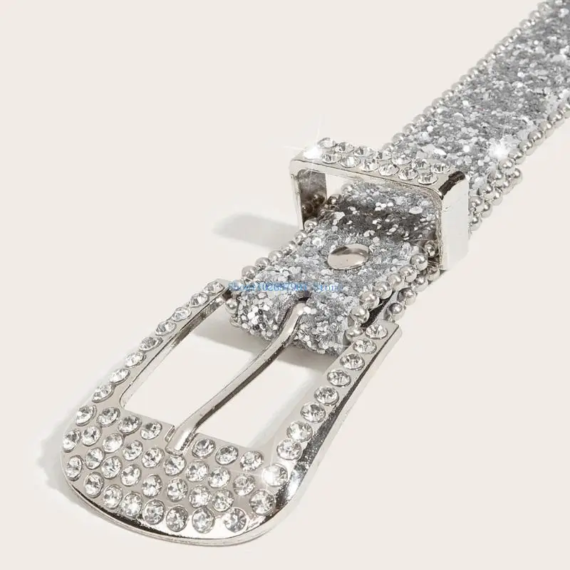 N7yf cowboy bling afinestone buckle - Фотография_3