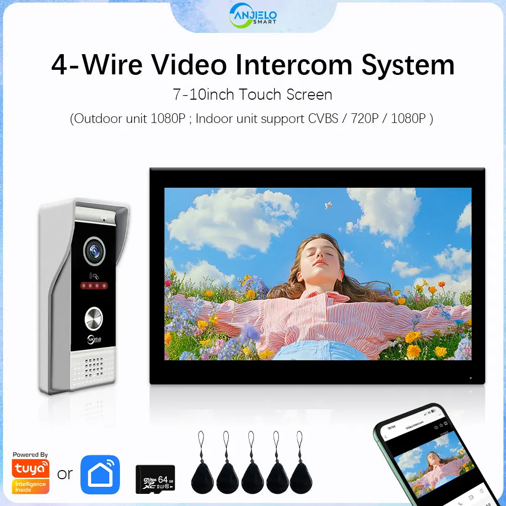 Видеодомофон для дома tuya smart wi-fi 1080p - Фотография_2