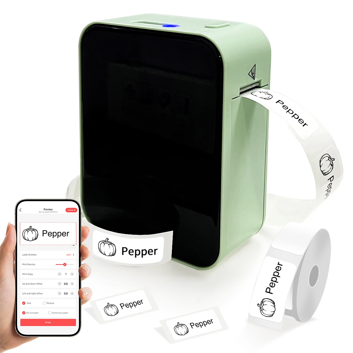 Marklife mini bluetooth термопринтер - Фотография_2