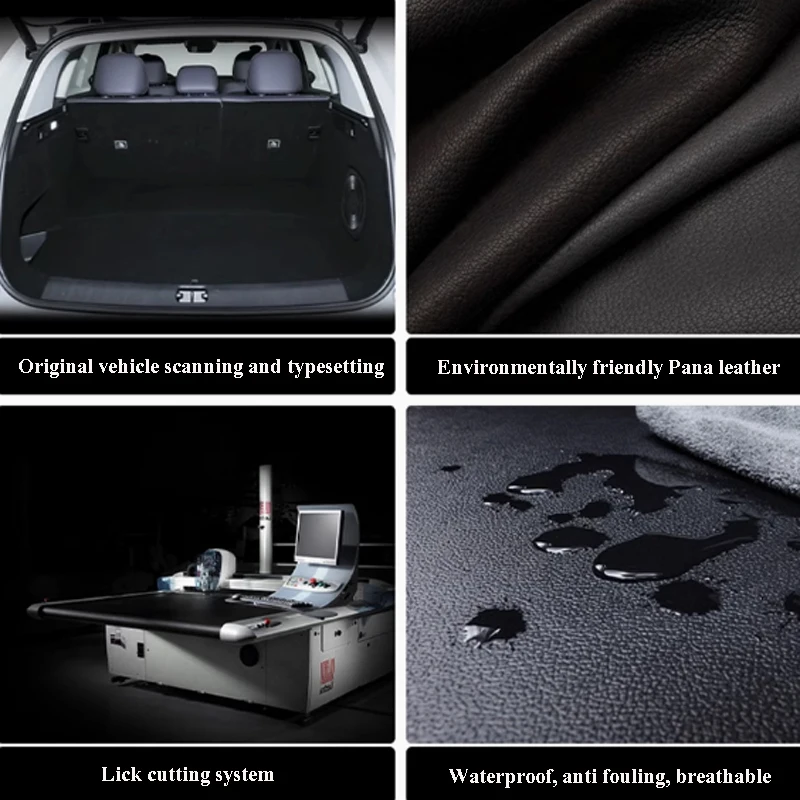Износостойкий кожаный коврик в багажник для leapmotor c10 2024-2026 - Фотография_6