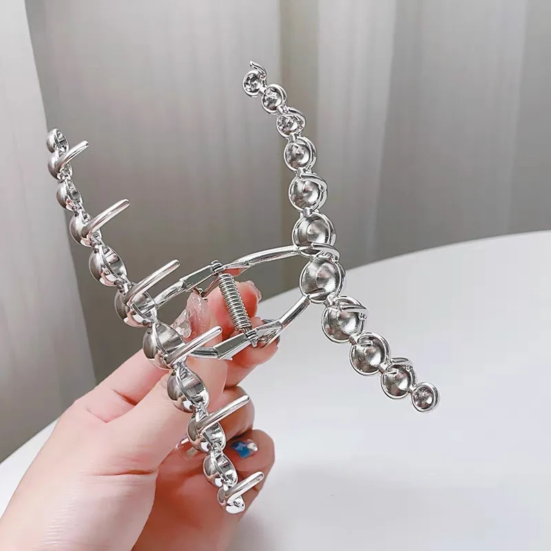 Модные изысканные металлические заколки со стальными шариками - Фотография_5