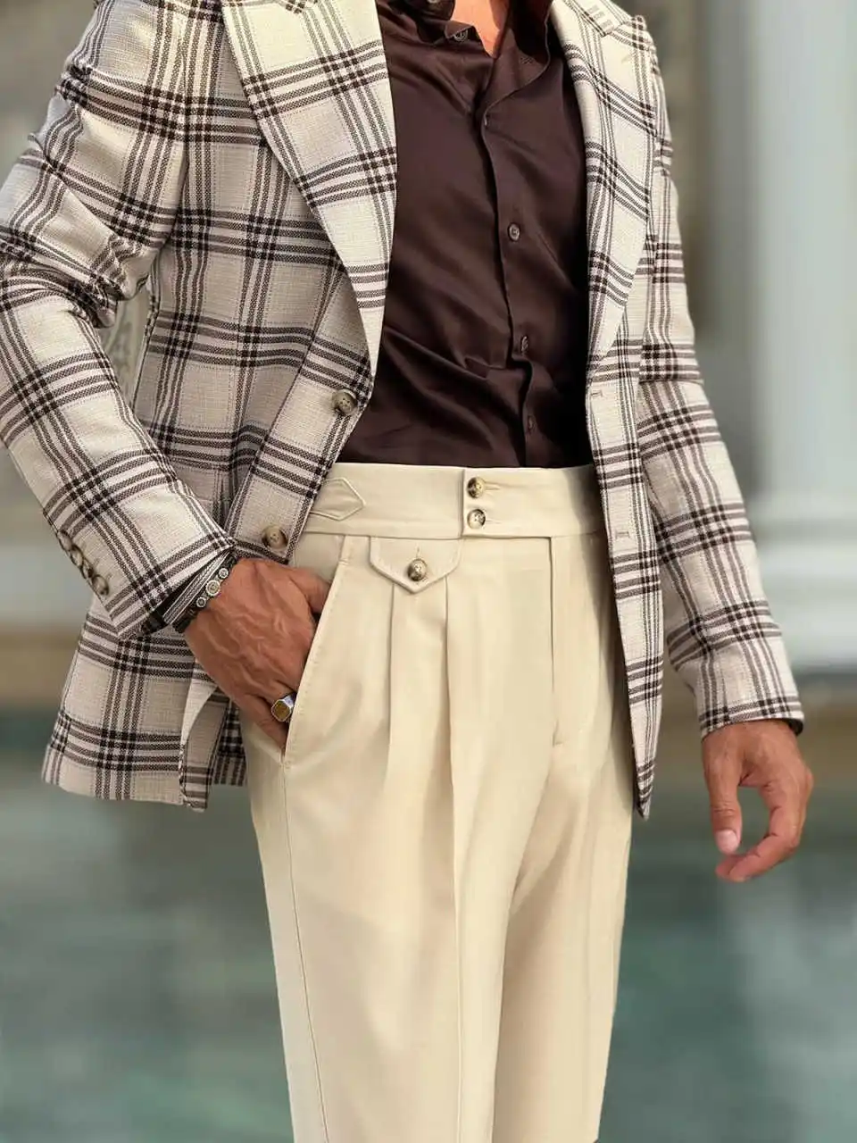 Клетчатые мужские костюмы - Фотография_2