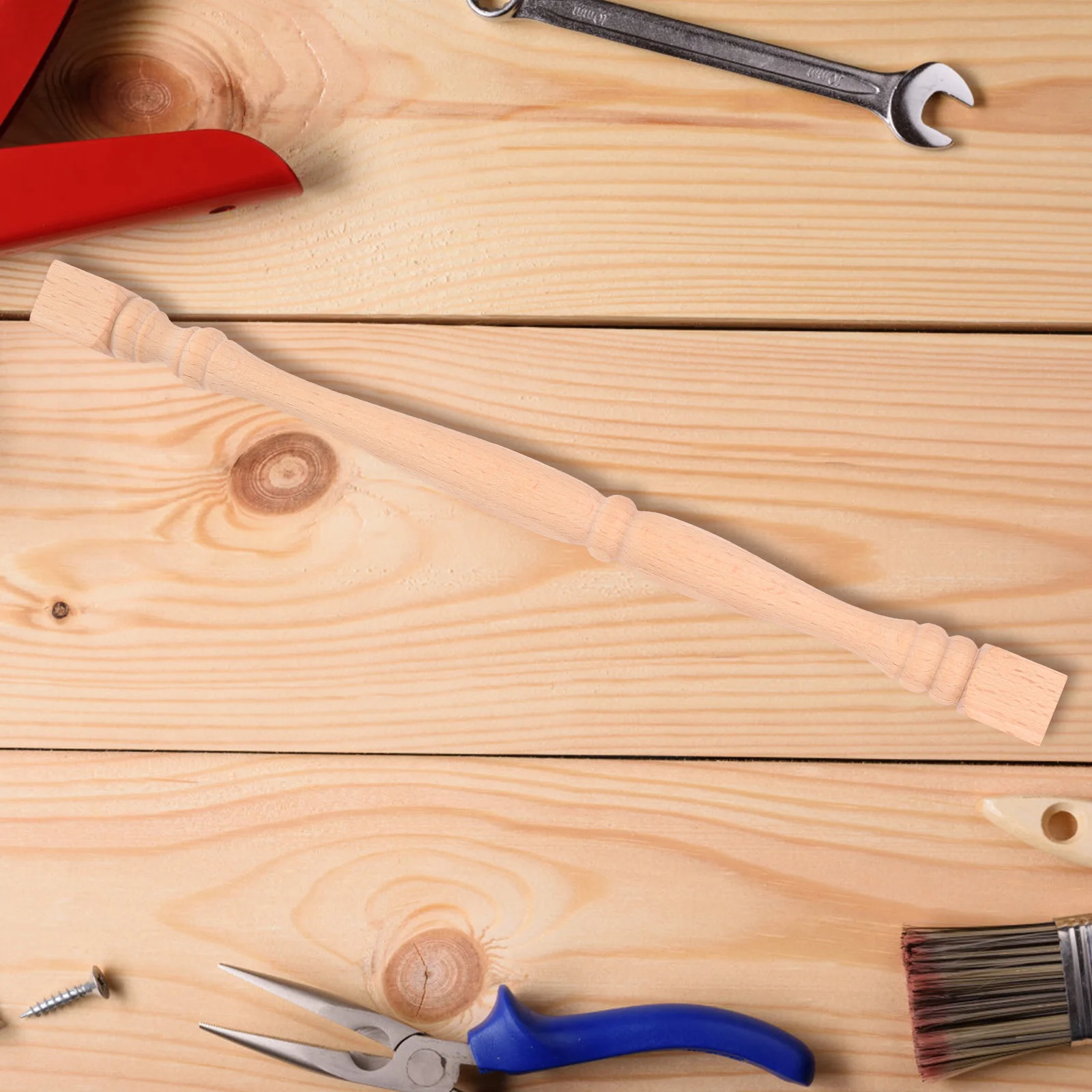 Незаконченный деревянный шпиндель балясины в европейском стиле - Фотография_4