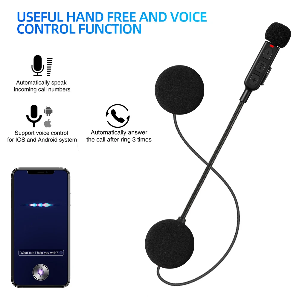 Bluetooth-гарнитура bt30 для мотоциклетного шлема - Фотография_4