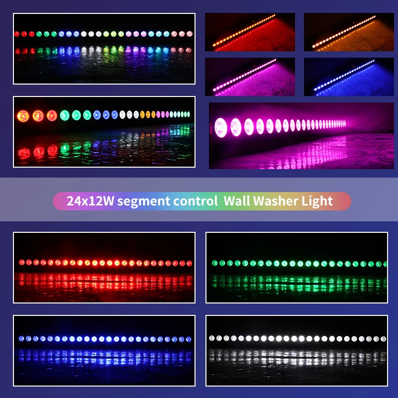 Светодиодный 24x12 вт rgbw 4in1 - Фотография_3
