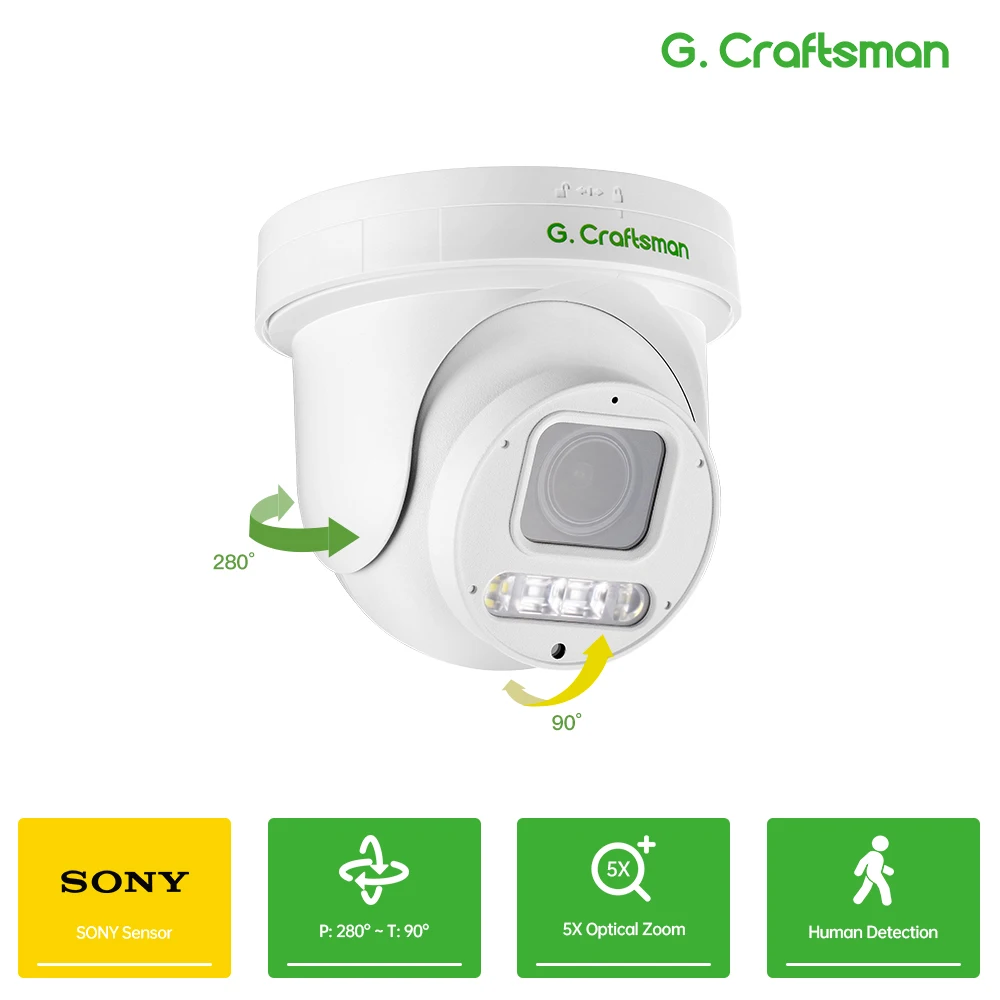 Gc ps9, 5x poe ptz