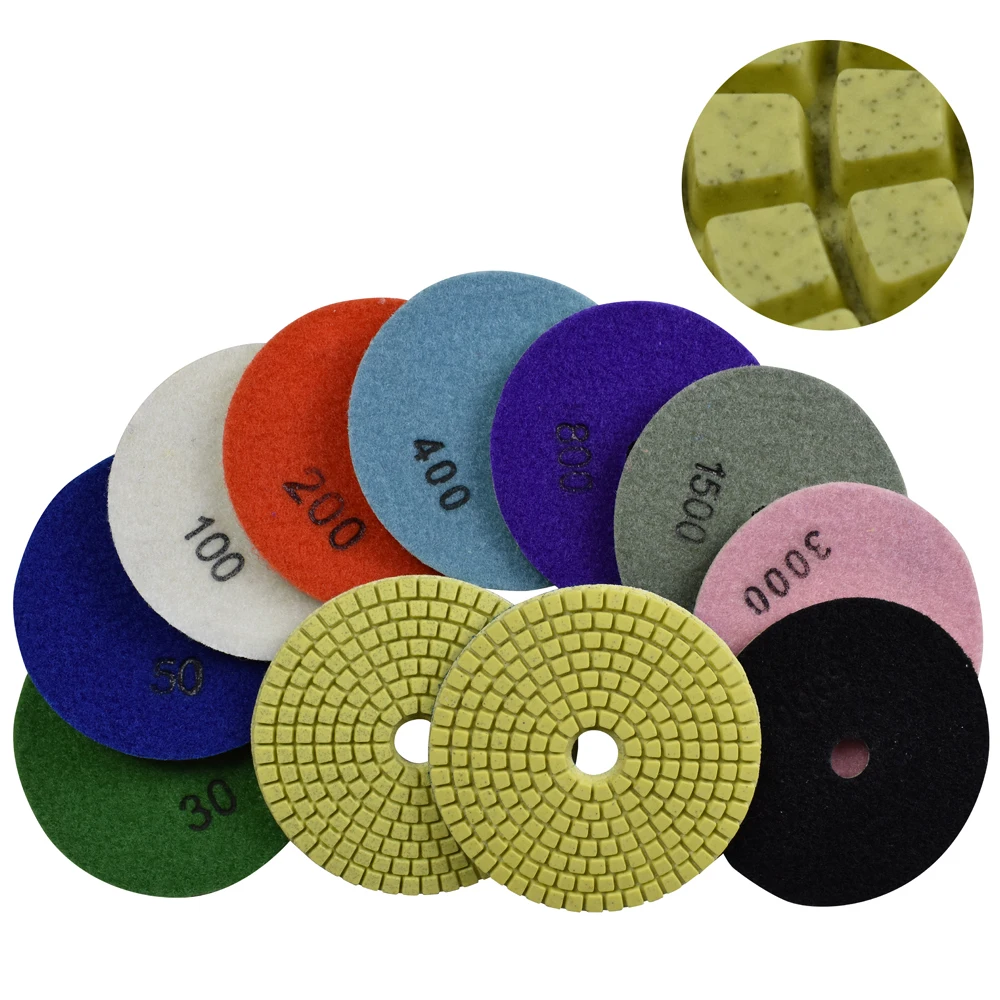 Алмазная полировальная подушечка 80 мм 100 мм - Фотография_2