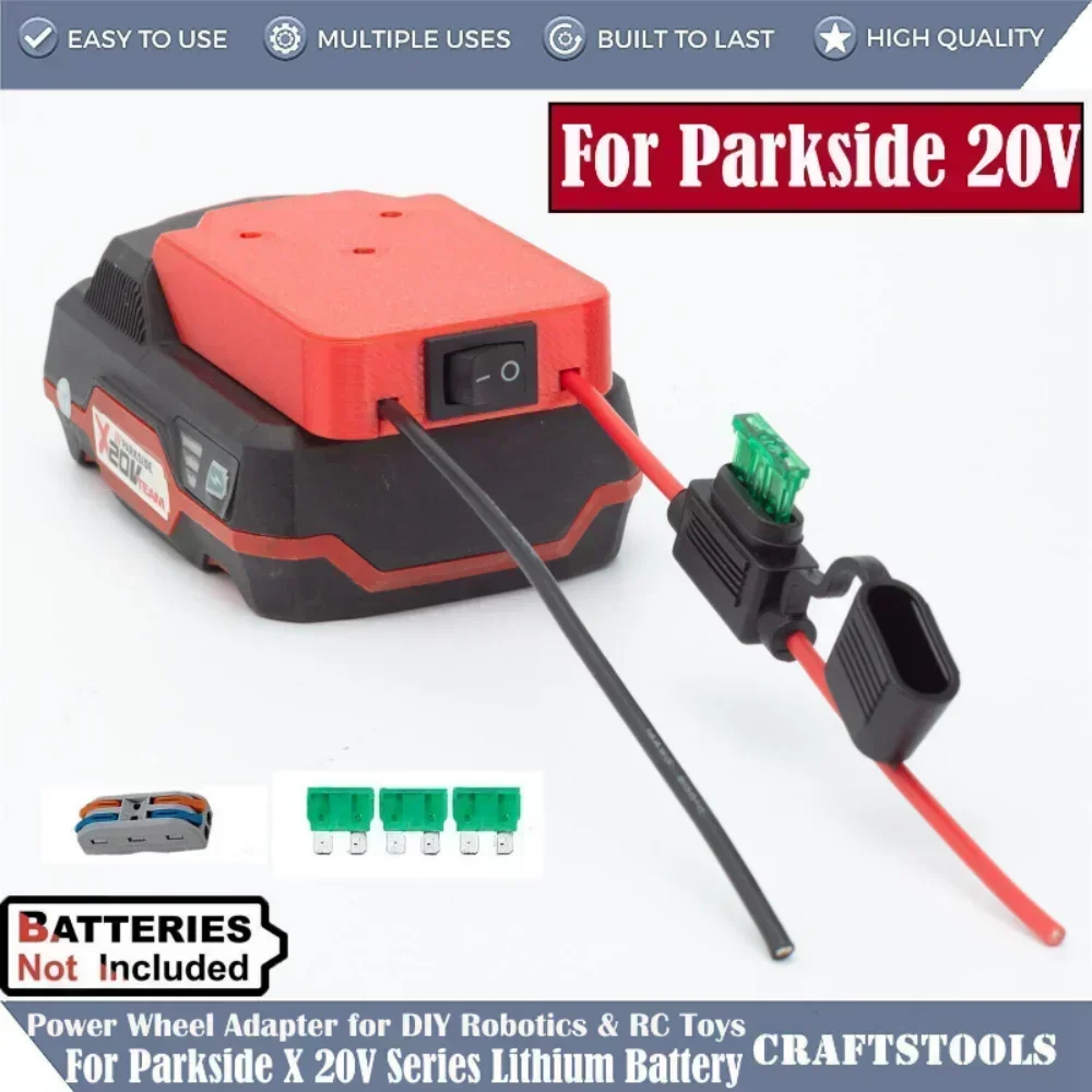 Адаптер power wheels 14awg для lidl parkside x20v team